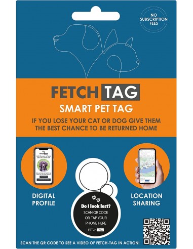 FETCH TAG - טאג חכם לאיתור כלב אבוד