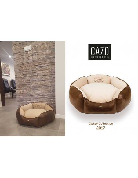 CAZO - מיטה מעוצבת לחיית מחמד מקולקצית CLASSY BROWN